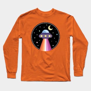 Kawaii Pride Lesbian UFO Long Sleeve T-Shirt